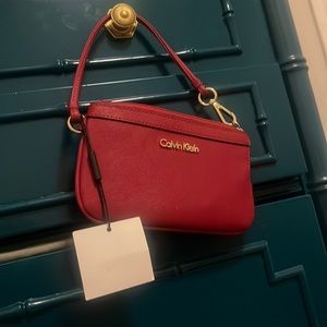 Calvin Klein red handbag